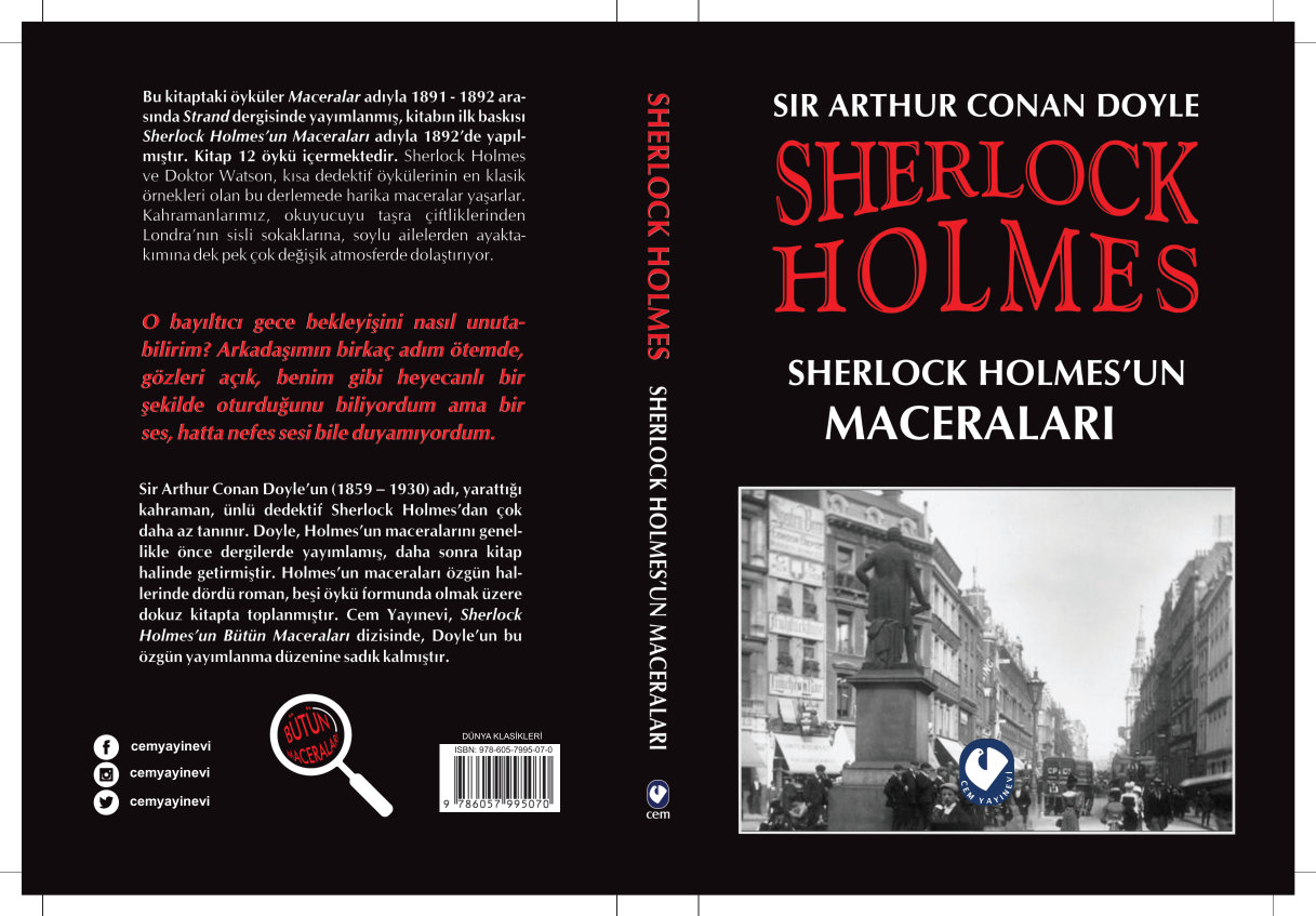 Sherlock Holmes Bütün Maceraları / (9 Kitap-KUTULU-SHERLOCK AJANDA HEDİYE)